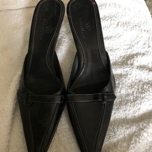 Cole Haan black kitten heels
